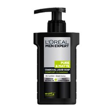 L'OREAL PARiS 巴黎萊雅 勁炭控油潔面乳 深層淨化清潔 8%舒活因子, 150ml, 1件