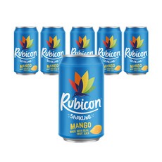 RUBICON 芒果汽水, 330ml, 6個