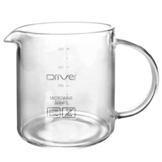 Driver 耐熱玻璃壺 450ml 冷熱皆宜 適用於微波爐, 透明色, 1個
