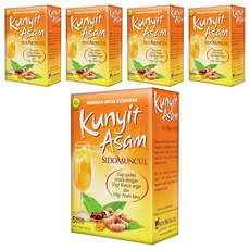 SIDOMUNCUL KUNYIT ASAM 黃薑酸茶包, 25g, 5入, 5盒