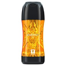 GALAKU 動能 可重複使用震動飛機杯 65 x 18cm 347.7g, 火 黃橘色, 1個