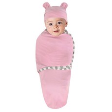 STARDOOR 孩童舒適包巾+帽子組 均碼