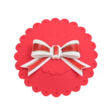 Beatrice 碧翠絲 矽膠防塵杯蓋, 紅底蝴蝶結, 食品級矽膠, 直徑10.5公分, 耐冷耐熱, 防塵防漏, 紅底 + 蝴蝶結, 10.5 x 3cm, 1個