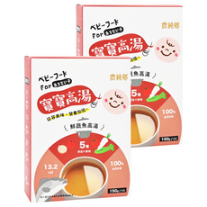 農純鄉 寶寶高湯 鮮蔬魚 4包, 600g, 2盒