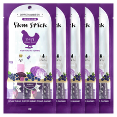 조공 반려동물 오키로스틱 짜먹는 간식, 혼합맛(닭가슴살/아로니아), 56g, 5개