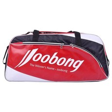 주봉 배드민턴 테니스라켓 2단가방 16F-1806-XRD, 레드, 1개