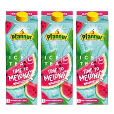 Pfanner 冰茶 西瓜口味, 2L, 3瓶