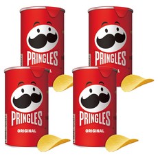 프링글스 오리지날 감자스낵 스몰 캔, 53g, 4개