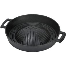 PEARL LIFE 珍珠金屬 成吉思汗鑄鐵烤盤 僅限瓦斯爐使用 深型 hb-6113, 27cm, 1個