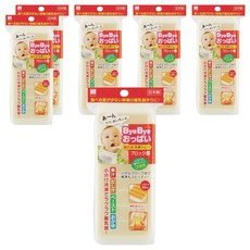 KOKUBO 小久保工業所 ByeBye母乳離乳餐冷凍盒, 8格帶蓋方型冷凍盒, 400ml, 長條型, 6個