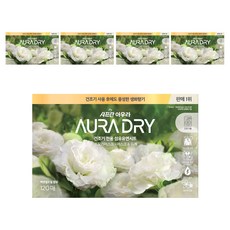 아우라 드라이 시트 섬유유연제 스모키머스크, 120개입, 5개
