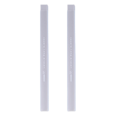 sun-star 大小角度方形長條橡皮擦, 兩用大功效, 容易收納於鉛筆盒和筆袋, 拿鐵米, 2個