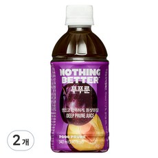 낫띵베럴 푸푸룬 푸룬주스, 340ml, 2개