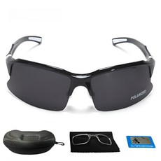 XNR 輕量偏光運動太陽眼鏡, 黑白色, 1個