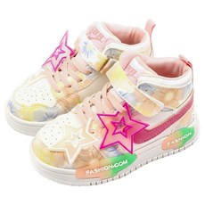 RuRuChou 女童星形高筒運動鞋 RA139