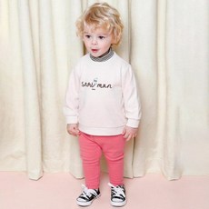 milk mile 童款日常休閒極緻柔軟刷毛內搭長褲