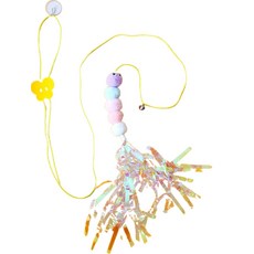 LOCUS 貓咪門掛玩具, 粉彩色, 2個