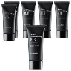한스킨 수퍼 벨벳 피팅 BB크림 SPF35 PA++, 내추럴베이지, 30g, 6개, 30ml
