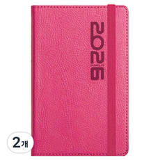 YANGJISA 2026 Usual 40A 日記本, 2個, 粉紅色