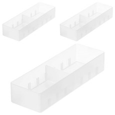 MUJI 無印良品 PP檔案夾/盒/隔板, 透明, 3個