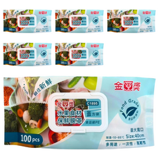 金獎 水果食材保鮮膜罩 食物保鮮套 保鮮膜套 一次性保鮮膜套 保鮮套 保鮮罩 保鮮封口套 C1895 100入, 40cm, 6組