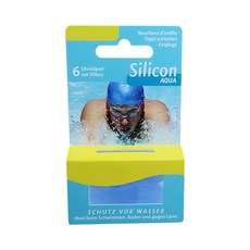 MAME防噪音矽膠水耳塞 JT8398 6入, 1套