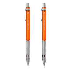 Pentel 飛龍文具 GRAPHGEAR 製圖鉛筆 橘桿 XPG313-TFX, 0.3mm, 2支