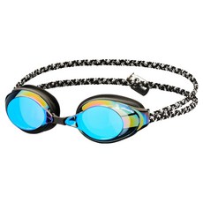 Phoenix Komodo 鏡面布料觸感防霧泳鏡 PN-1200M FB TA, 藍色