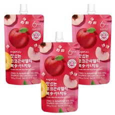 sugarlolo 蒟蒻果凍飲 水蜜桃&李子口味, 150g, 3個