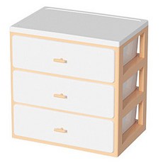 Booth Market整齊收納內衣襪子分類收納盒 黃色 3層, 1個