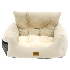 Dolbory 狗狗汽車座椅, 1個, 奶油米色