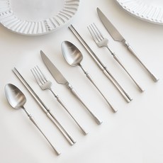 DALPAENGI LIVING Essentiel Chateau 雙人晚餐餐具4種 x 2p 組, 單一顏色, 1套, 叉子 2p + 餐刀 2p + 湯匙 2p + 筷子 2p