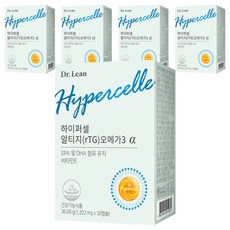 Dr.Lean Hypercelle rTG Omega-3 α維他命E膠囊, 30顆, 5盒