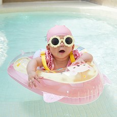 Nabi Swimmom 嬰兒學步車管, 粉色, 1入