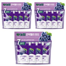 농협식품 곤약젤리 포도, 150g, 21개