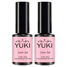 YUKI 彩色凝膠, 239號 粉紅面紗, 5g, 2個