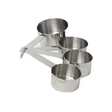 HoReCa 不鏽鋼烘焙量杯 60~240ml 4入組, 1套