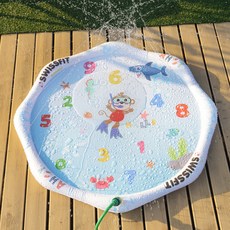 Swiss Fit 兒童數字遊戲噴泉池, 混合顏色, 1個
