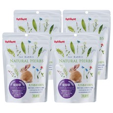 PetBest 健康草本系列機能食品-紫背草 4入, 兔子專用天然草本點心, 營養豐富, 促進健康
