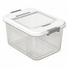 小麥購物 C447 35斤大容量米桶 589g, 1個, 白色