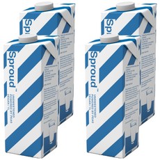 無糖豆漿, 1L, 4個