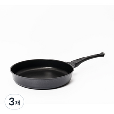 키친아리수 포시즌 국산 에브리모든 자일란코팅 인덕션 후라이팬, 28cm, 3개