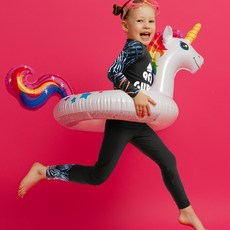 9FX 孩童防曬游泳長袖9分褲套裝