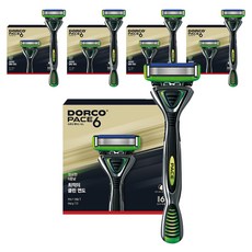 DORCO 多可樂客 PACE 刮鬍刀 + 10入刀片組, 5套