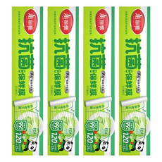 Maryya 美麗雅抗菌輕鬆撕保鮮膜 銀離子抗菌 耐熱110度 450張, 25cm, 120m, 4個