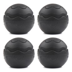 Breeze Moon 輕便露營椅腳套 4p, 4入, 現代黑色