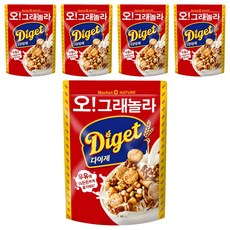 오!그래놀라 다이제, 300g, 5개