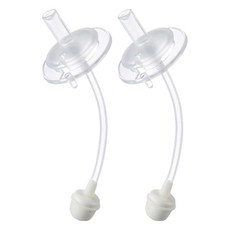 Simba 小獅王辛巴 蘊蜜寬口奶瓶防漏學習吸管組 6個月以上, 單色, 2個