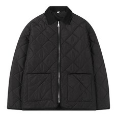 Raymon Betty 寬鬆翻領菱格鋪棉夾克