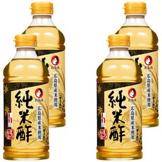 OTafUKU 純米米醋, 4個, 500ml